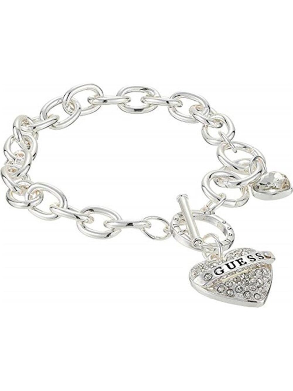GUESS Goldtone Charm Chain Bracelet